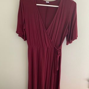 Old Navy maroon dress